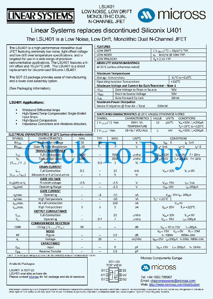 LSU401SOT-23_2035529.PDF Datasheet