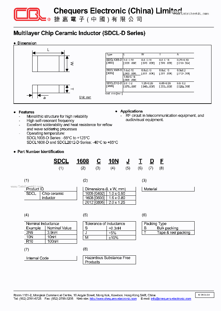 SDCL1005C47NJTF_2033550.PDF Datasheet