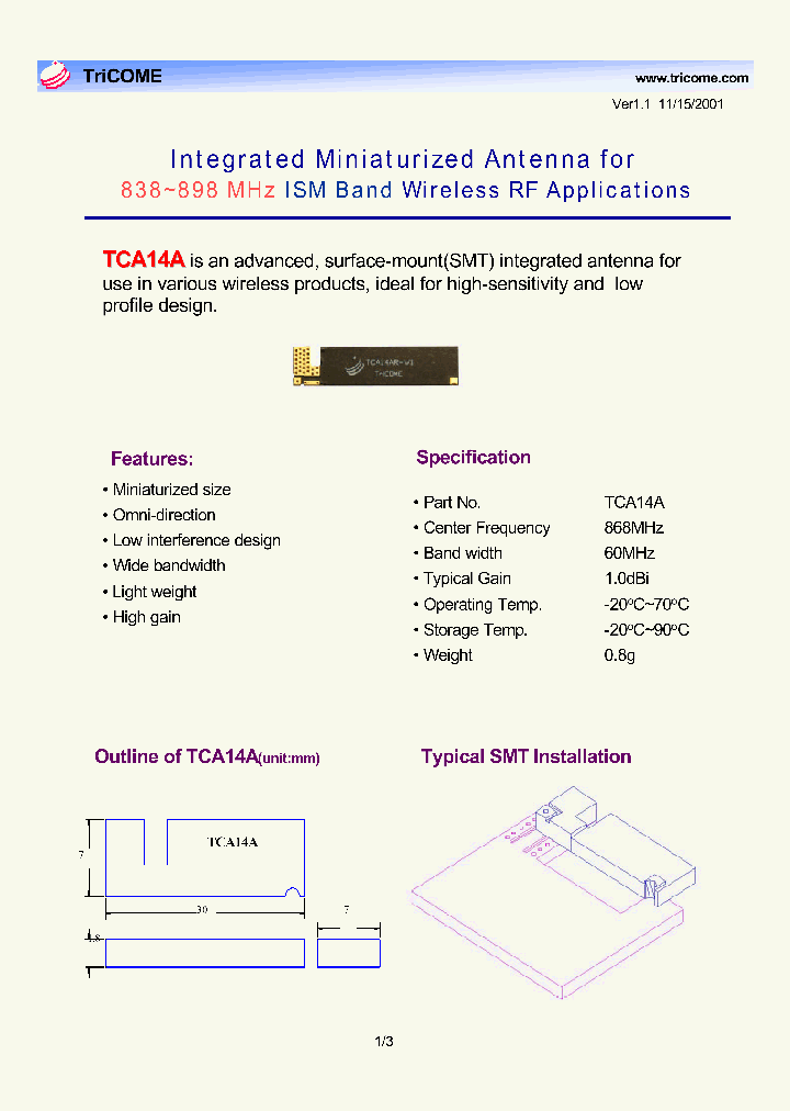 RKETCA14AF_2035629.PDF Datasheet
