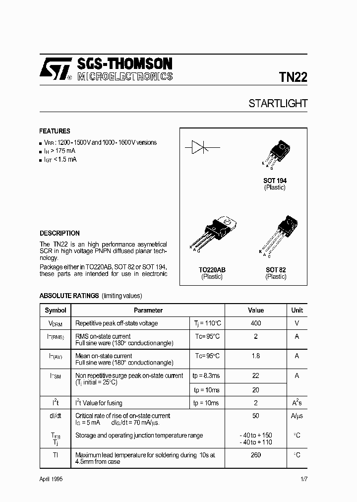 TN22_2037695.PDF Datasheet