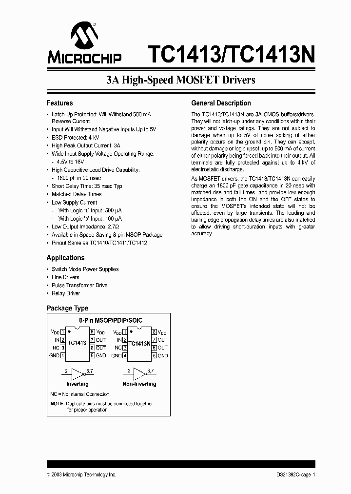 TC1413_2038381.PDF Datasheet