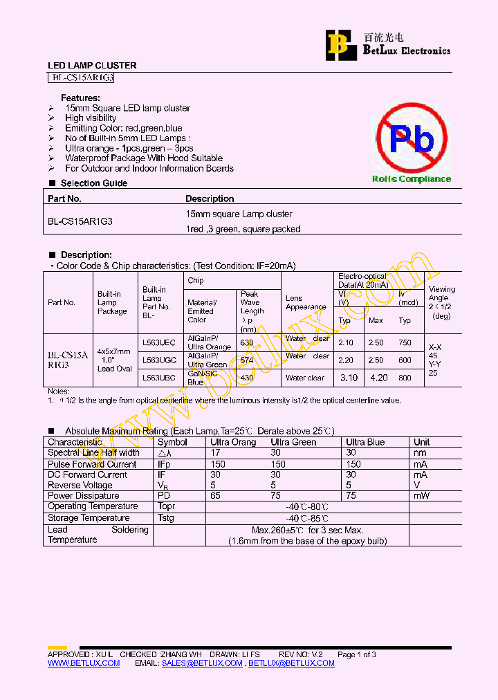 BL-CS15AR1G3_2038361.PDF Datasheet