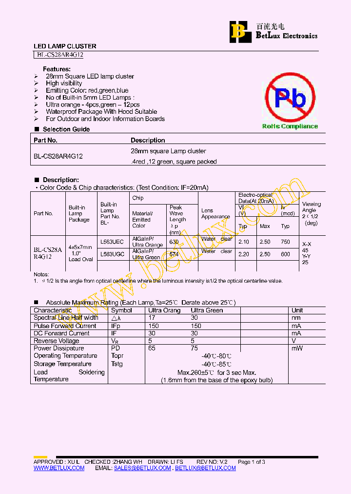 BL-CS28AR4G12_2038375.PDF Datasheet