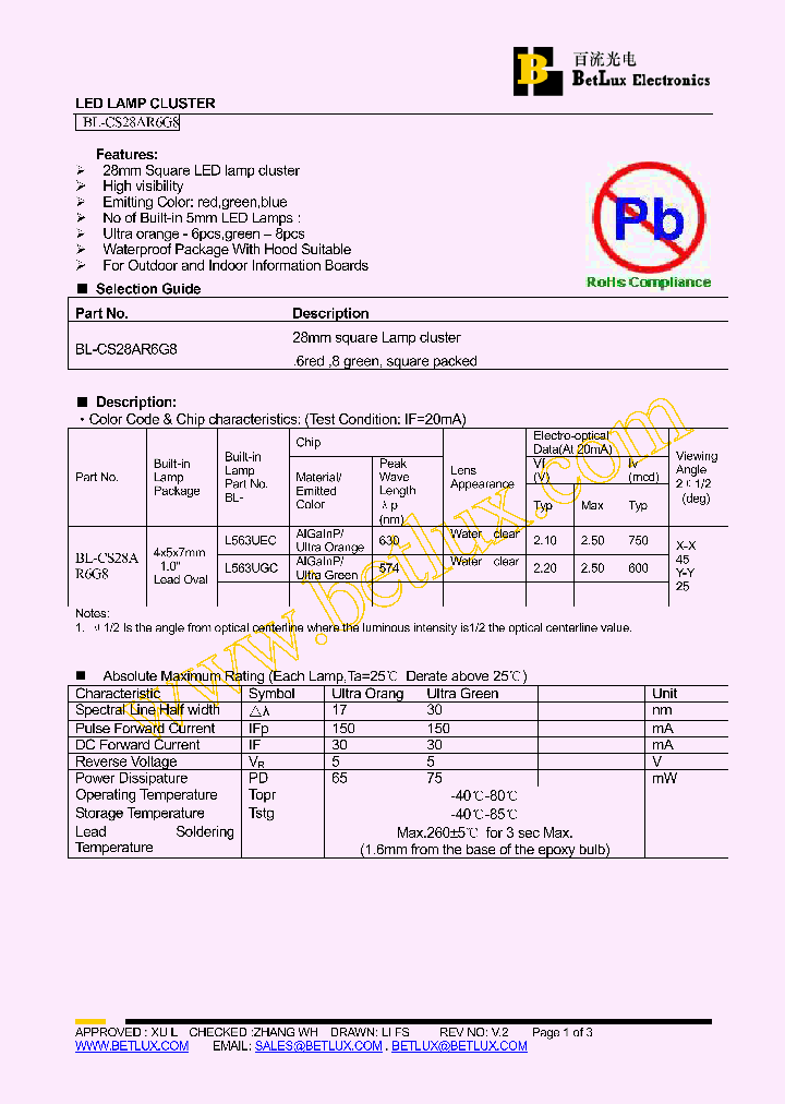 BL-CS28AR6G8_2038376.PDF Datasheet