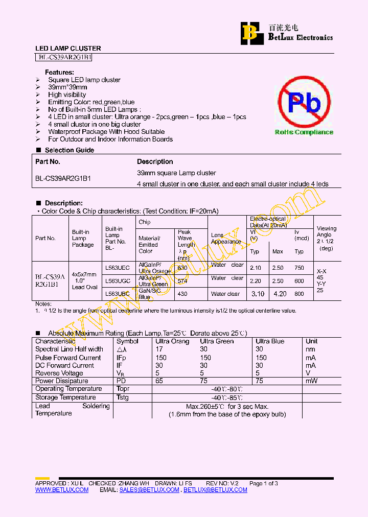 BL-CS39AR2G1B1_2038377.PDF Datasheet