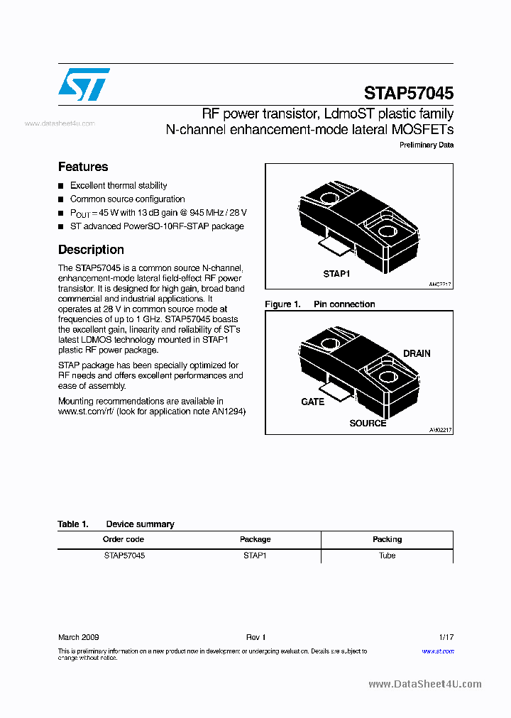 STAP57045_2037486.PDF Datasheet