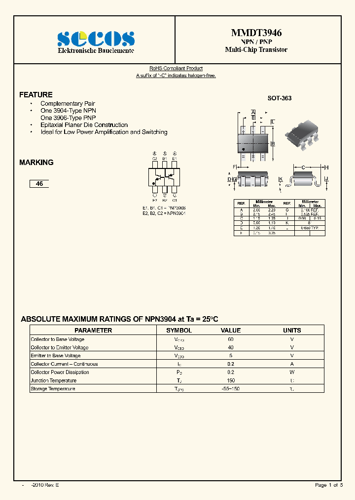 MMDT3946_2040106.PDF Datasheet
