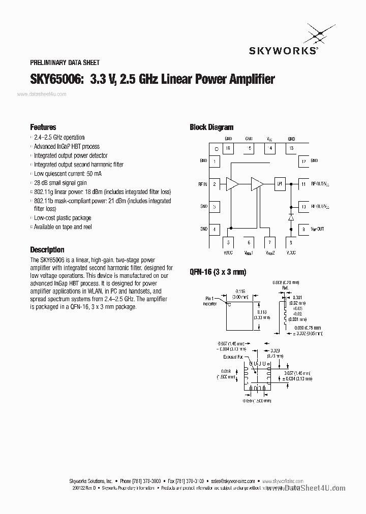 SKY65006_2042660.PDF Datasheet
