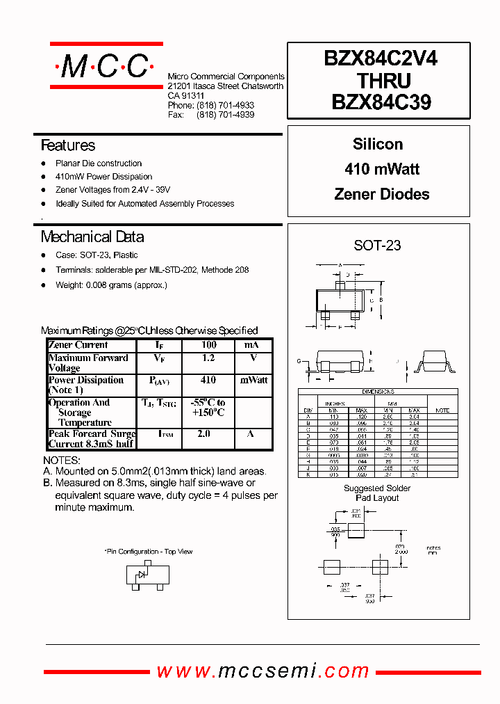BZX84C3_2043771.PDF Datasheet