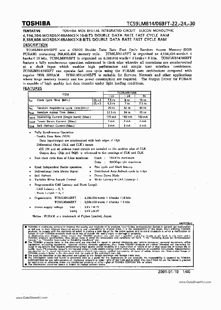 TC59LM806BFT_2040463.PDF Datasheet