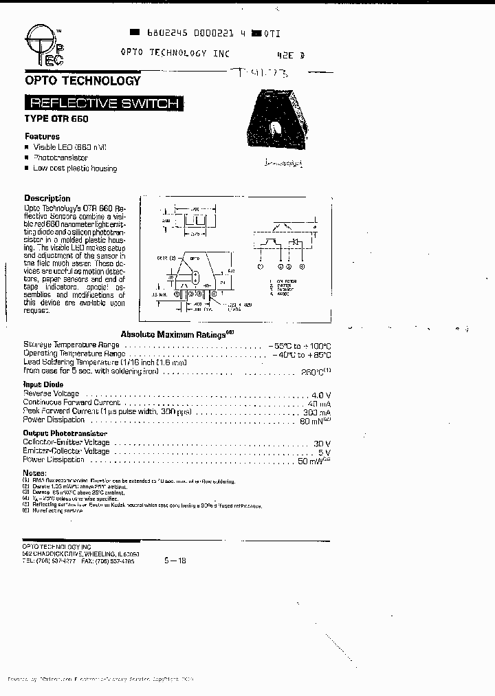 OTR660_2043439.PDF Datasheet