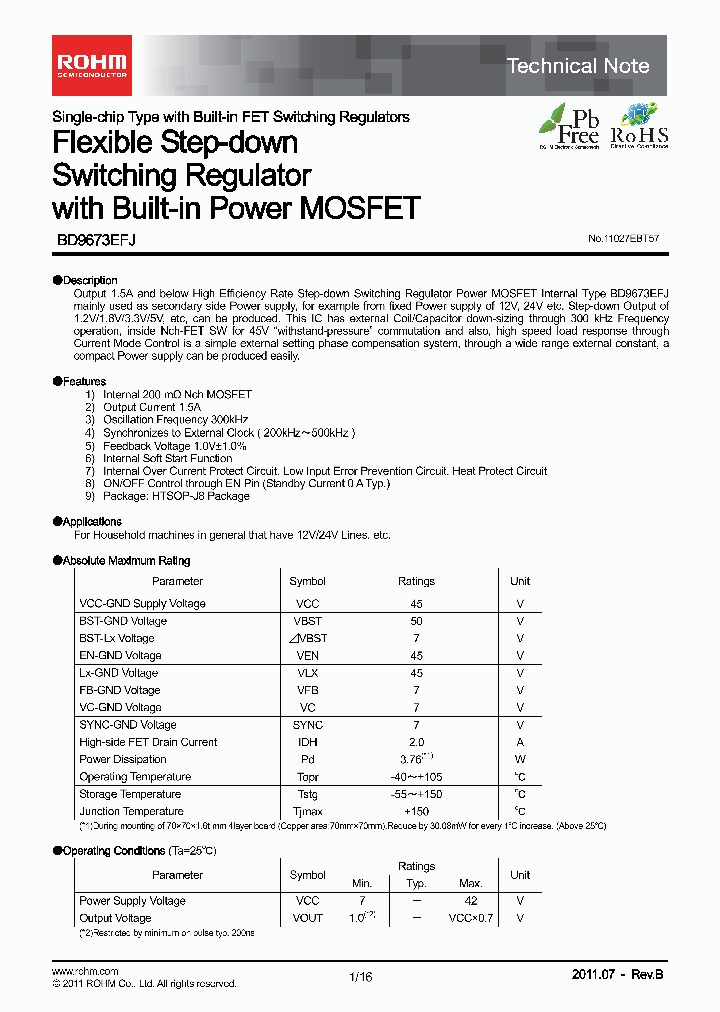BD9673EFJ_2045534.PDF Datasheet