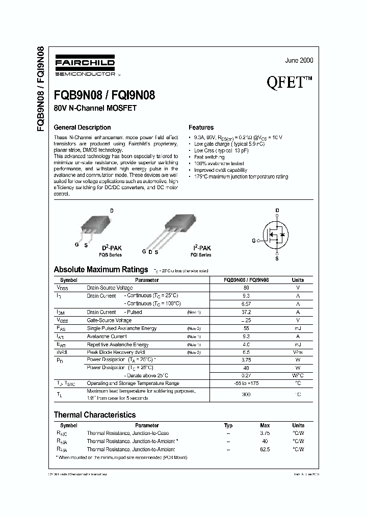 FQI9N08_2044266.PDF Datasheet