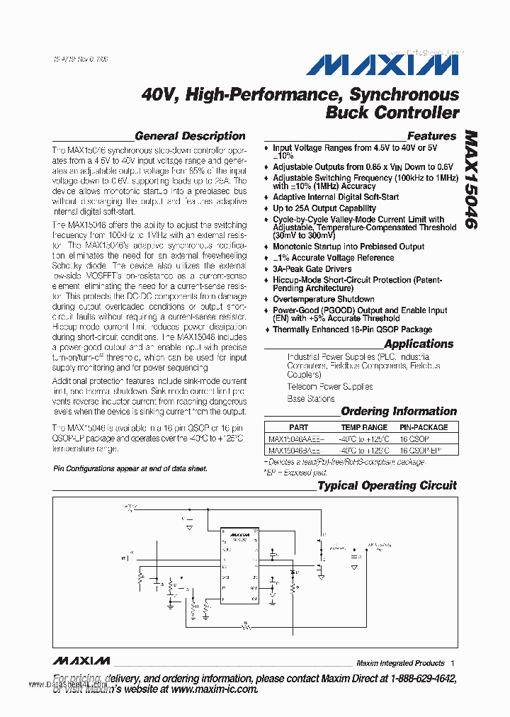MAX15046_2046081.PDF Datasheet