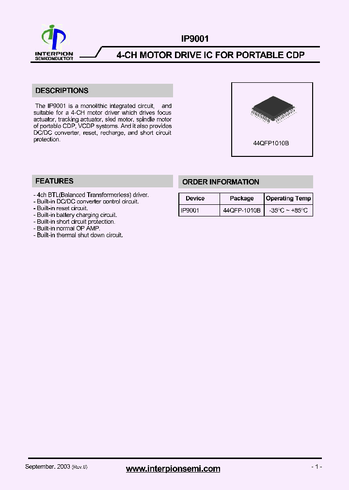 IP9001_2047164.PDF Datasheet