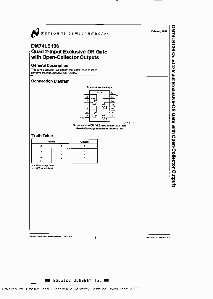 DM74LS136JA_2050794.PDF Datasheet