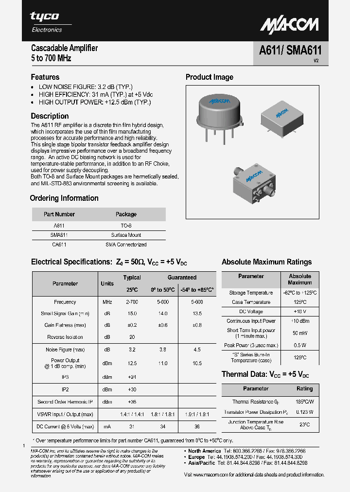 SMA611_2053379.PDF Datasheet