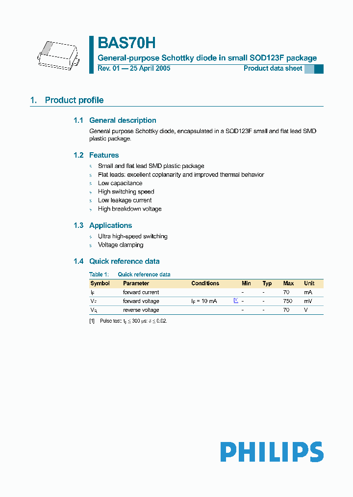 BAS70H_2053965.PDF Datasheet