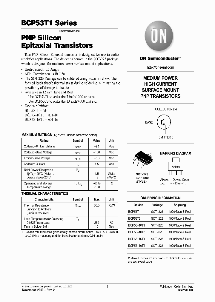 BCP53T1D_2076624.PDF Datasheet