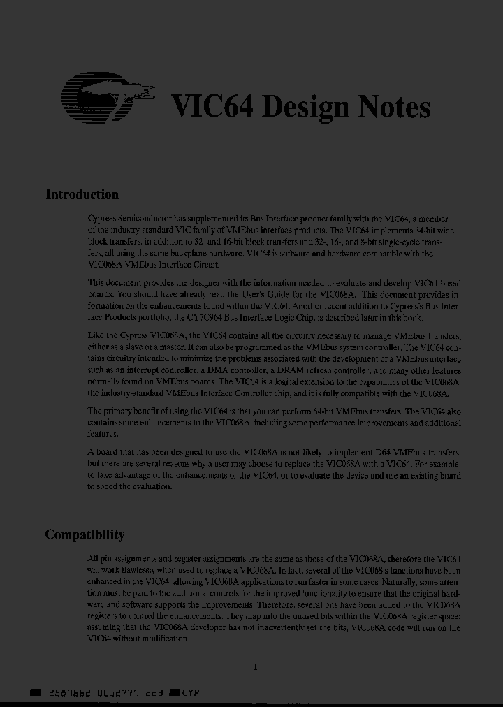 VIC64-UC_2078250.PDF Datasheet