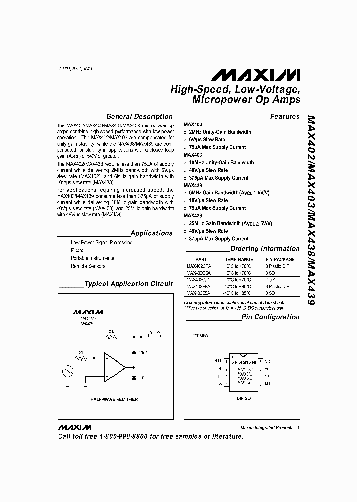 MAX438CSA_2079812.PDF Datasheet