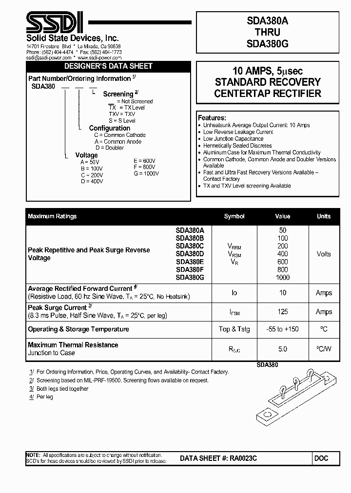 SDA380A1_2079695.PDF Datasheet