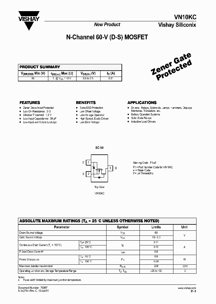 VN10KC_2087026.PDF Datasheet