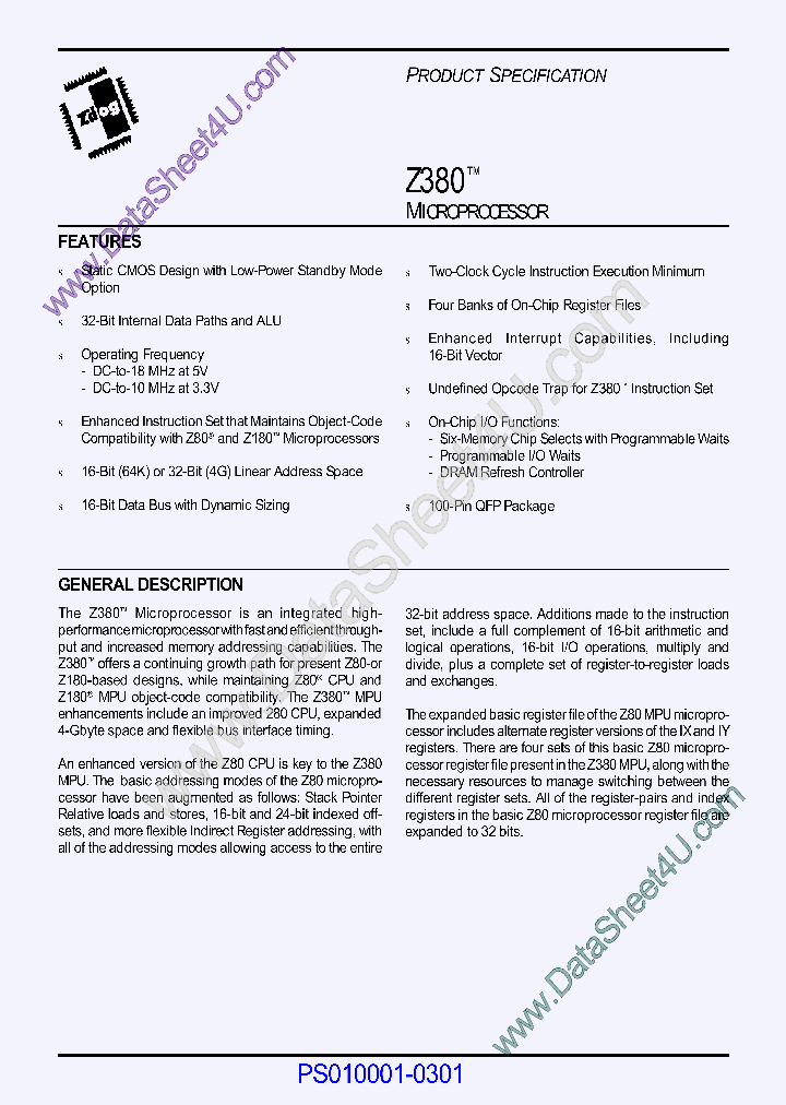 Z80380_2087063.PDF Datasheet