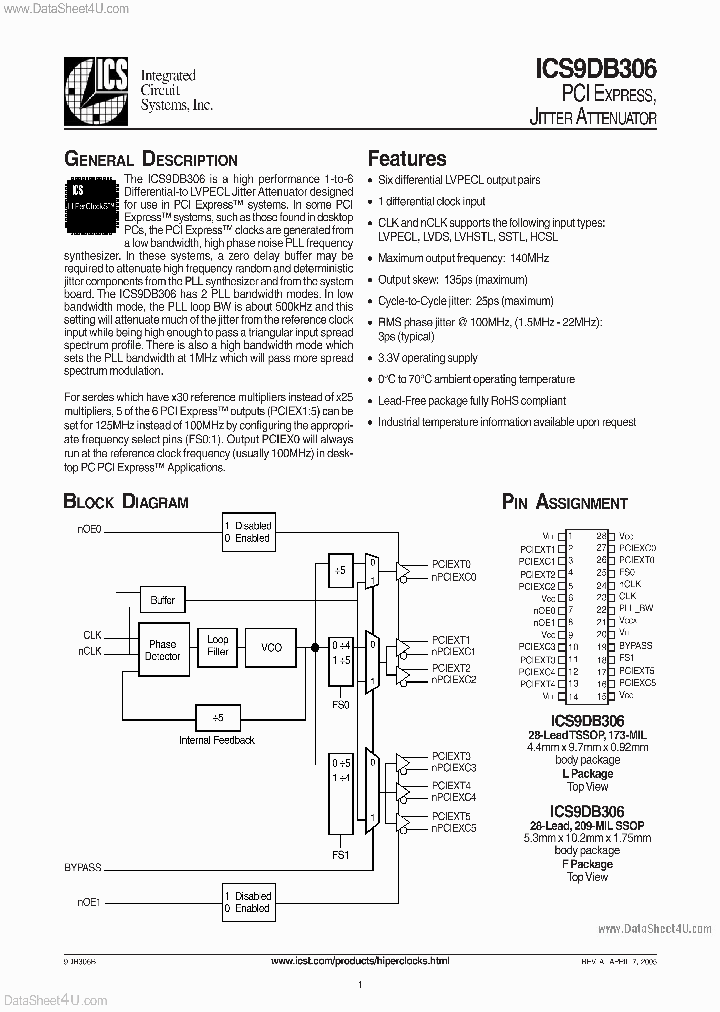 ICS9DB306_2087868.PDF Datasheet