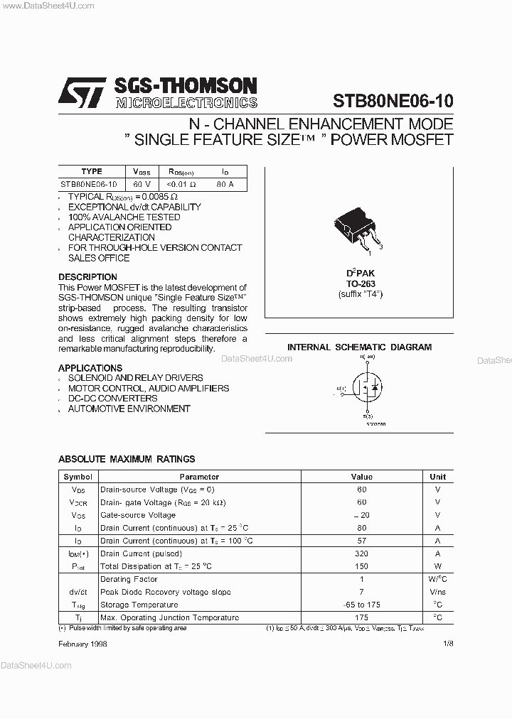 STB80NE06-10_2087921.PDF Datasheet