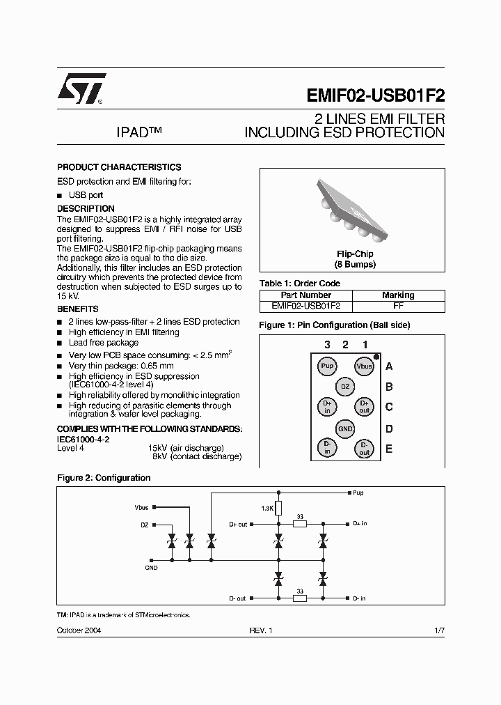 EMIF02-USB01F2_2090259.PDF Datasheet