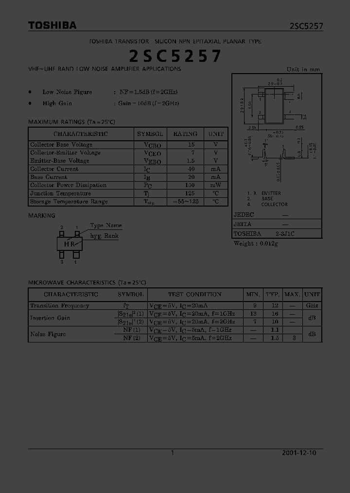 2SC5257O_2094044.PDF Datasheet