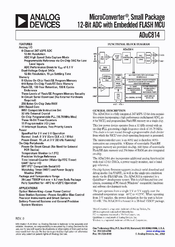 ADUC814_2095315.PDF Datasheet