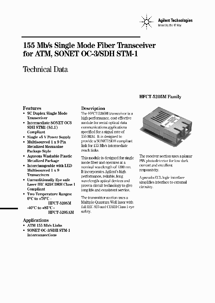 HFCT-5205M_2099973.PDF Datasheet