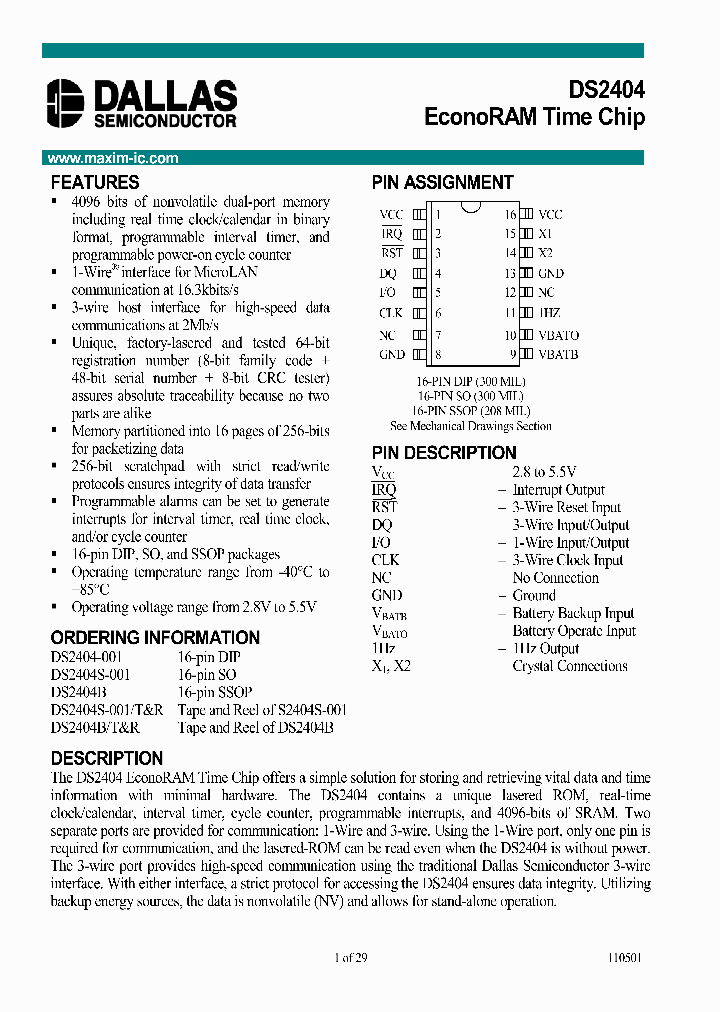 DS2404_2100694.PDF Datasheet