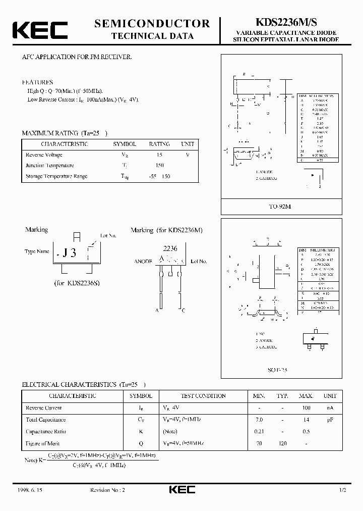 KDS2236M_2102396.PDF Datasheet