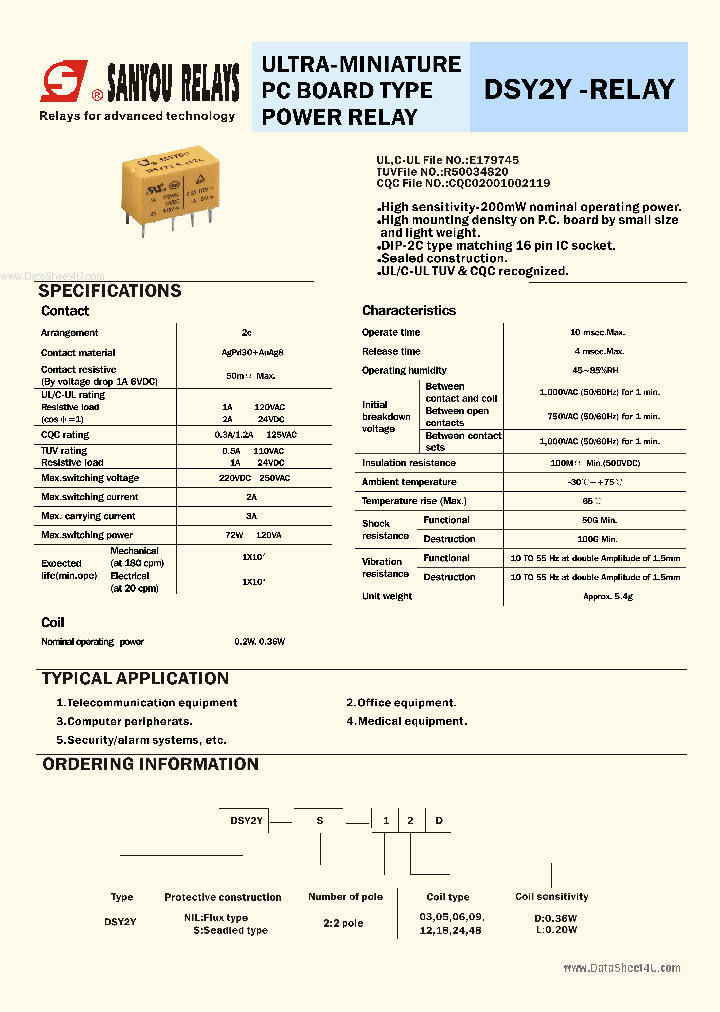DSY2Y_2100565.PDF Datasheet