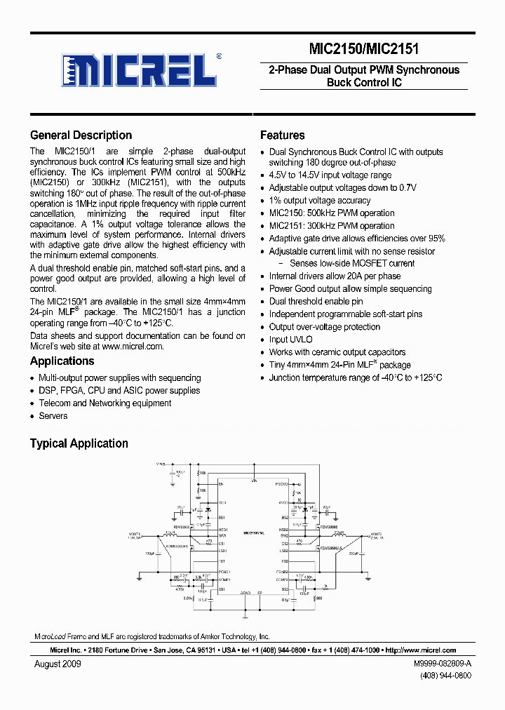 MIC2151YML_2104192.PDF Datasheet
