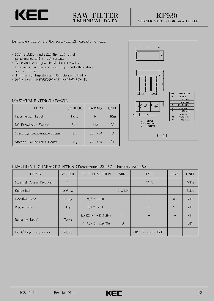 KF930_2105511.PDF Datasheet