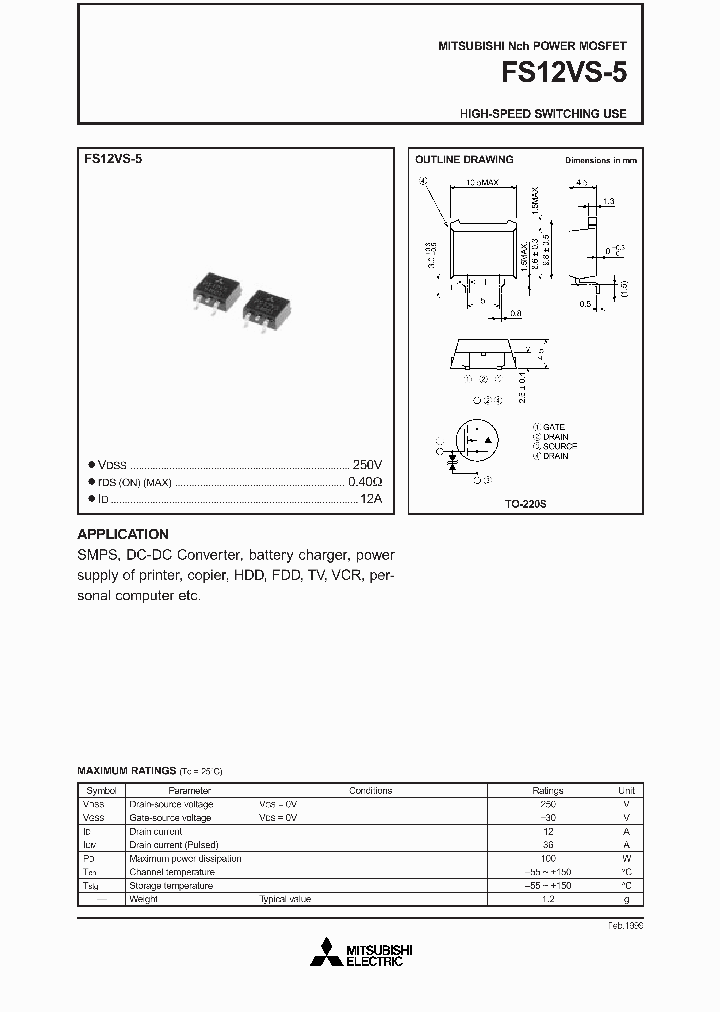 FS12VS-5_2111461.PDF Datasheet
