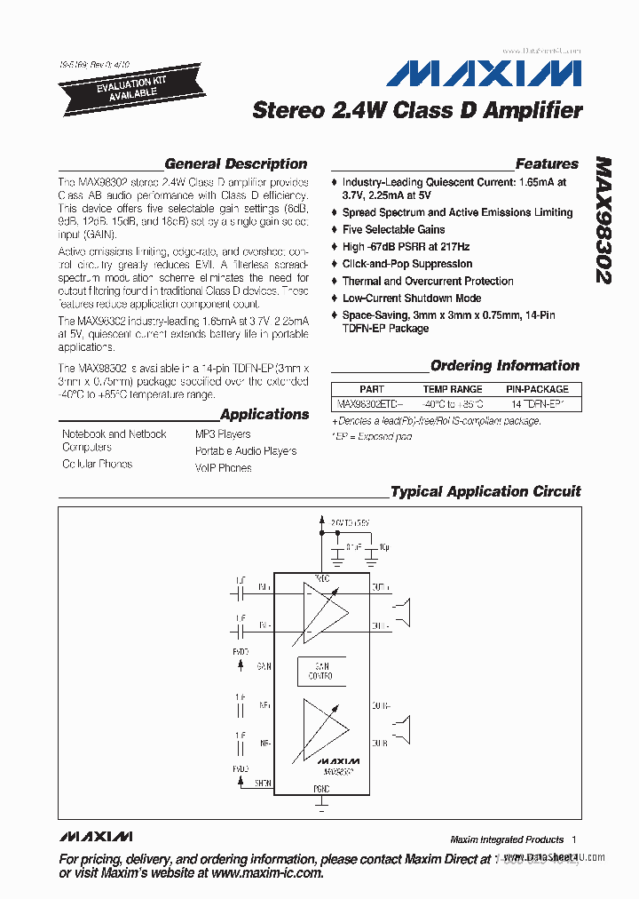 MAX98302_2112323.PDF Datasheet