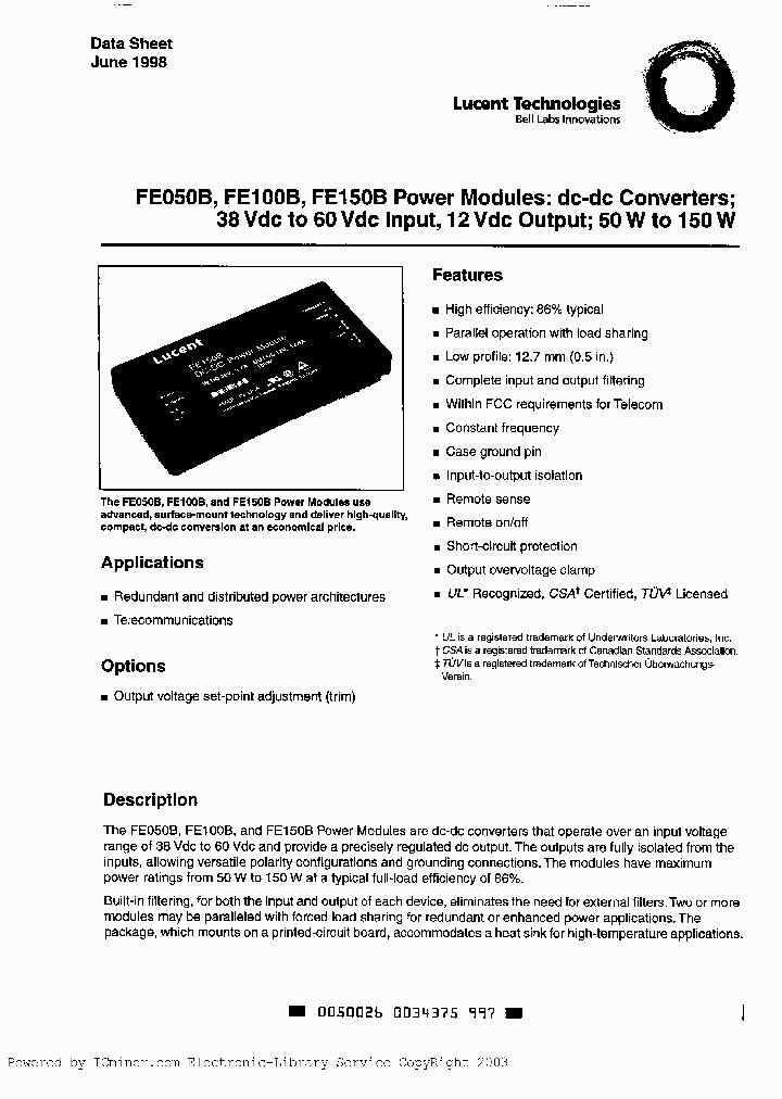 FE100B_2115597.PDF Datasheet