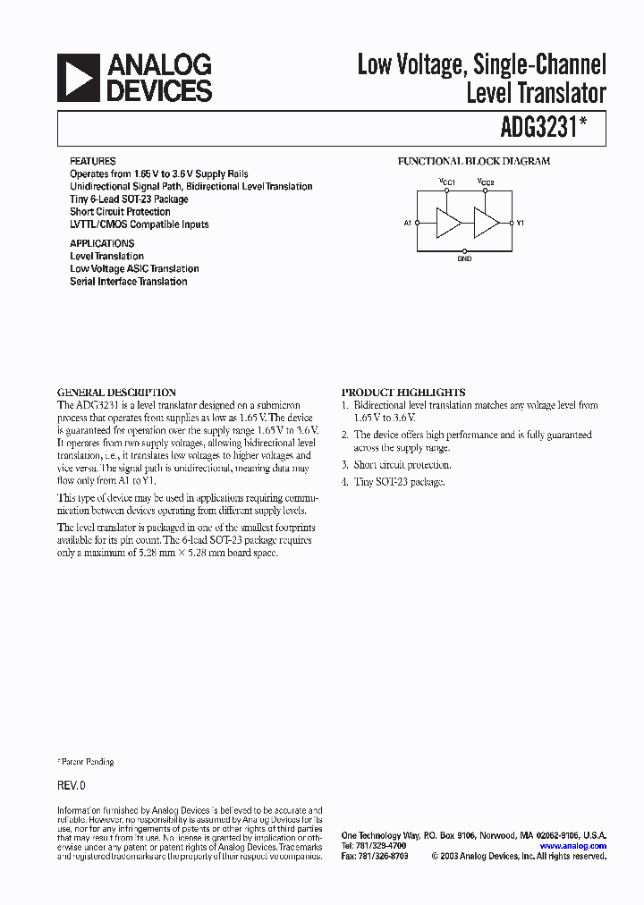 ADG3231_2113874.PDF Datasheet