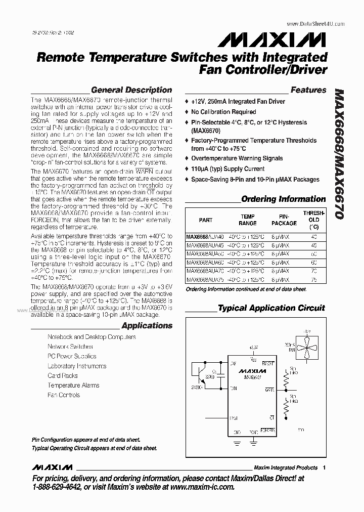 MAX6670_2116715.PDF Datasheet