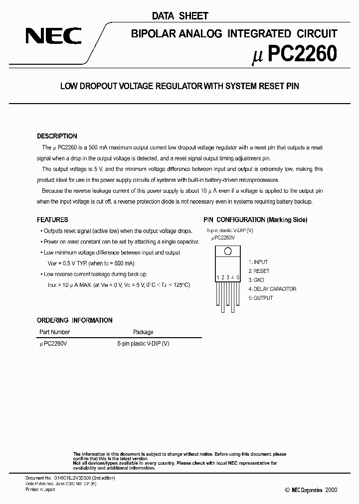 UPC2260_2117847.PDF Datasheet