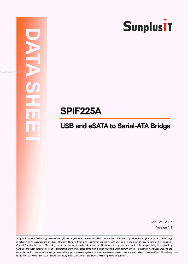 SPIF225A_2118438.PDF Datasheet