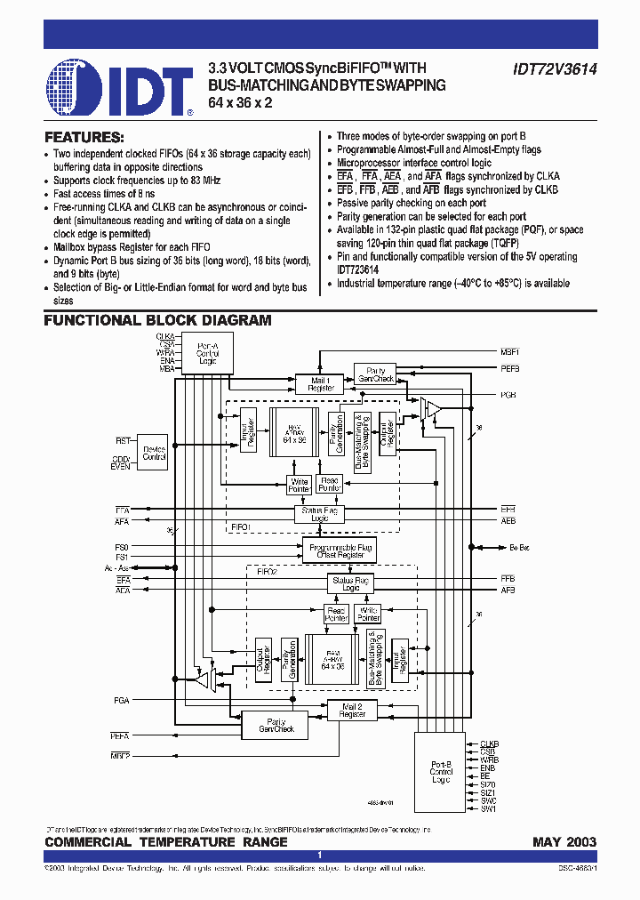 IDT72V3614_2117863.PDF Datasheet