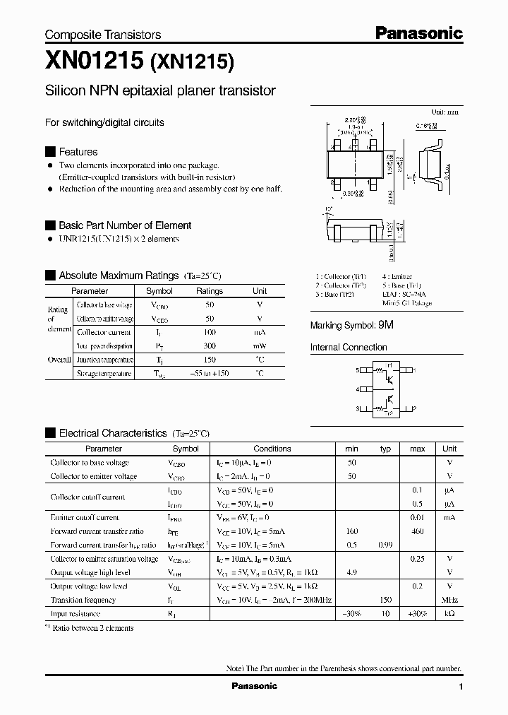 XN01215_2119503.PDF Datasheet