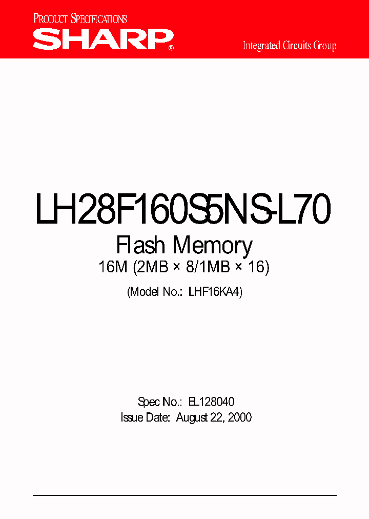 LH28F160S5NS-L70_2131219.PDF Datasheet