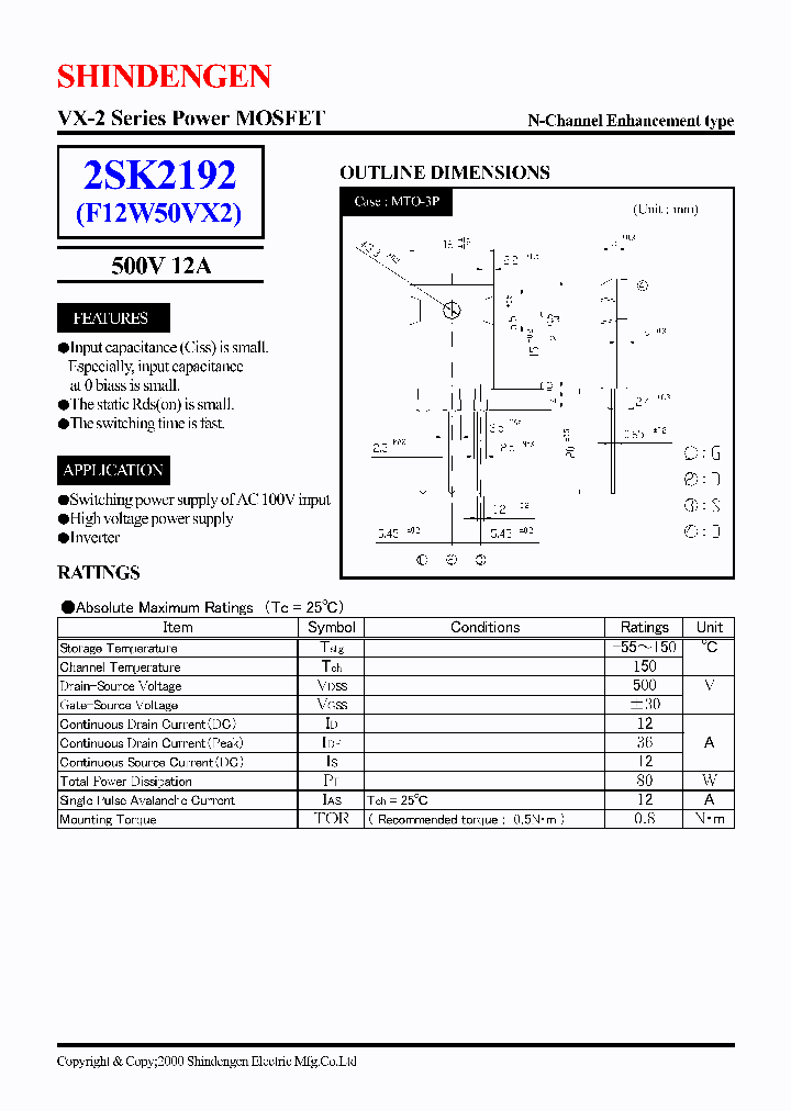 2SK2192_2138763.PDF Datasheet